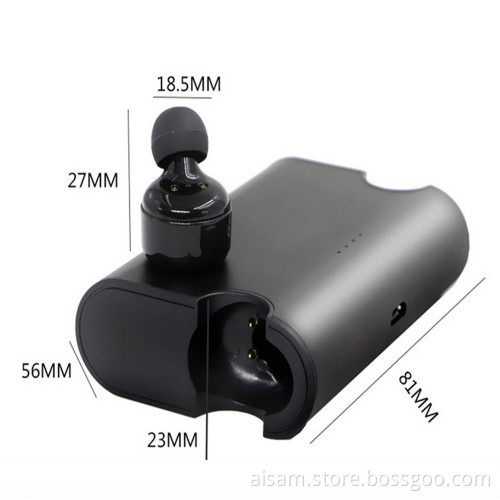 Wireless Earphone Noise Canceling With 1500Mah Power Bank
